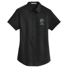 Port Authority® Women's Short Sleeve SuperPro™ Twill Shirt