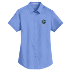 Port Authority® Women's Short Sleeve SuperPro™ Twill Shirt