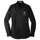 Port Authority® Women's Long Sleeve Carefree Poplin Shirt