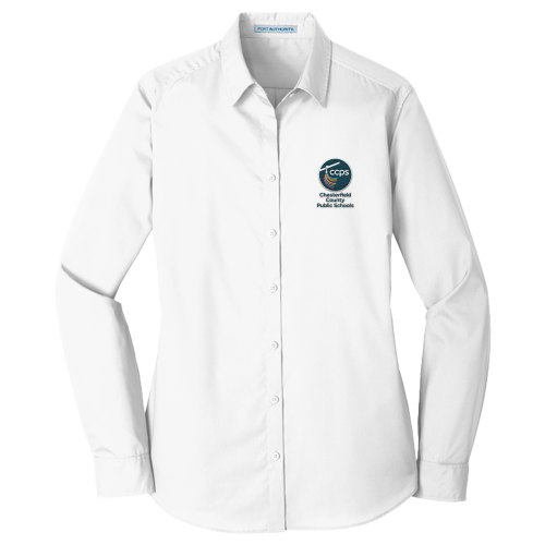 Port Authority® Women's Long Sleeve Carefree Poplin Shirt