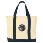 Port Authority® - Ideal Twill Two-Tone Shopping Tote