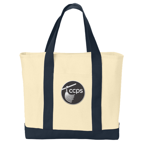Port Authority® - Ideal Twill Two-Tone Shopping Tote
